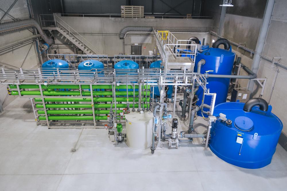 Veos’ water purification installation